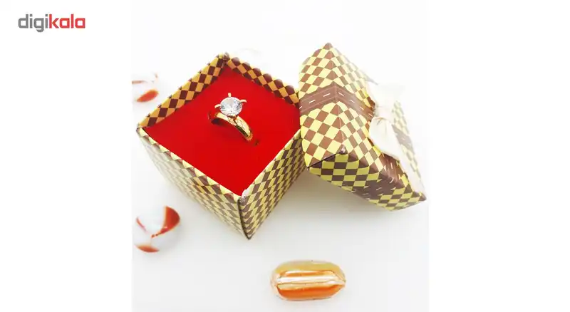 انگشتر زنانه طرح سولیتر مدل A419