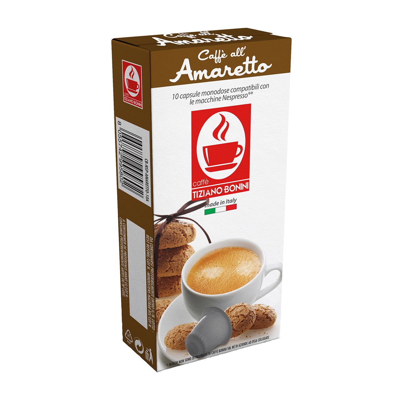 کپسول قهوه تیزیانو بونینی مدل Amaretto