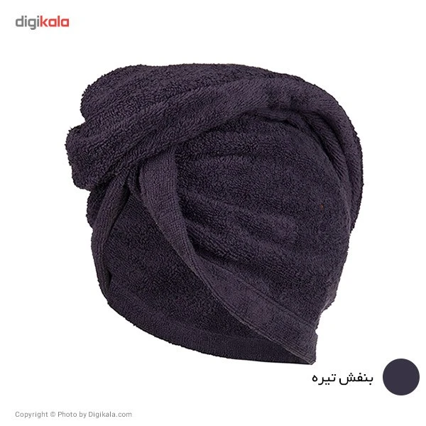 عکس شماره 8 : حوله کلاهی برق لامع مدل professional