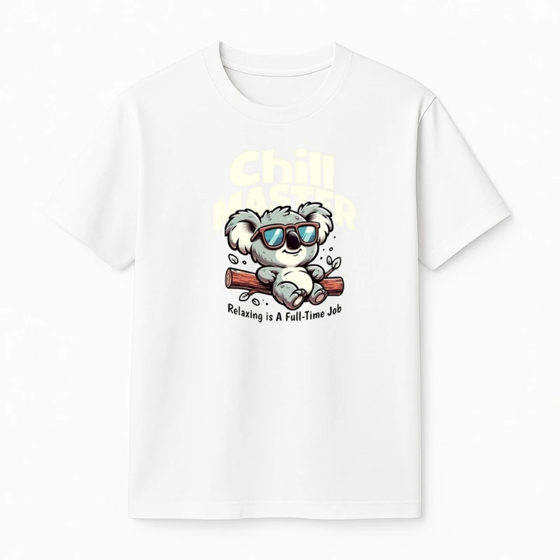 تی‌شرت آستین کوتاه پسرانه مدل کوالا و درخت کد v4 