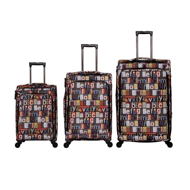مجموعه سه عددی چمدان رز مری مدل RL-455-3B -  - 1