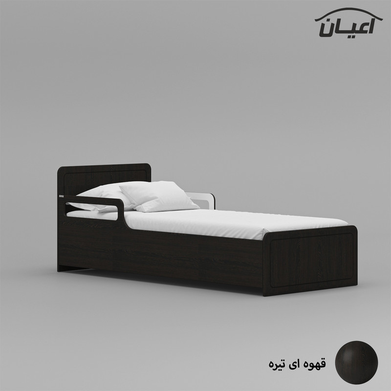تخت خواب یک نفره اعیان مدل FH771 سایز 80x180 سانتی متر