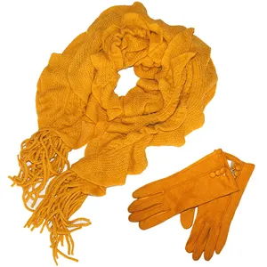 شال زنانه اکسسورایز مدل حلزونی به همراه دستکش