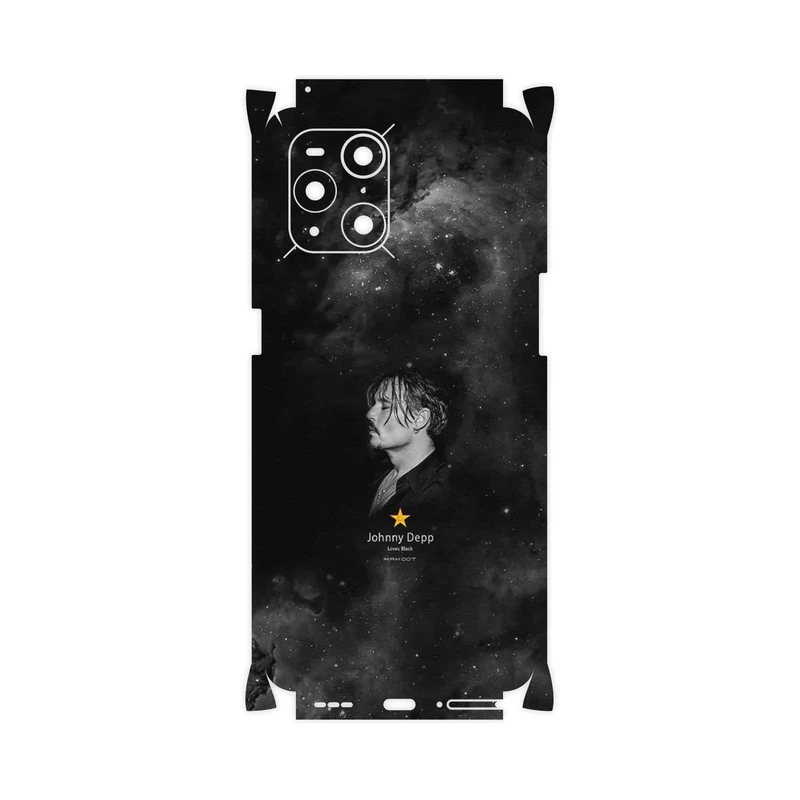 برچسب پوششی ماهوت مدل Johnny Depp-FullSkin مناسب برای گوشی موبایل اپو Find X3 Pro
