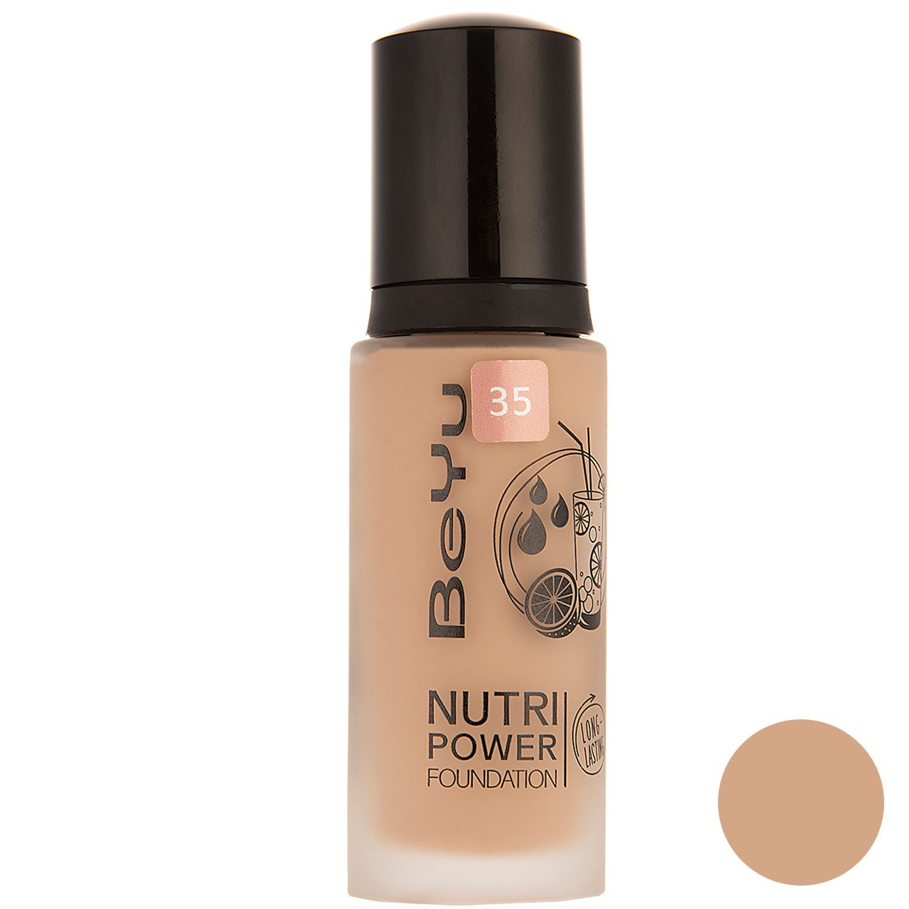 کرم پودر بی یو مدل Nutri Power شماره 35 حجم 30 میلی لیتر