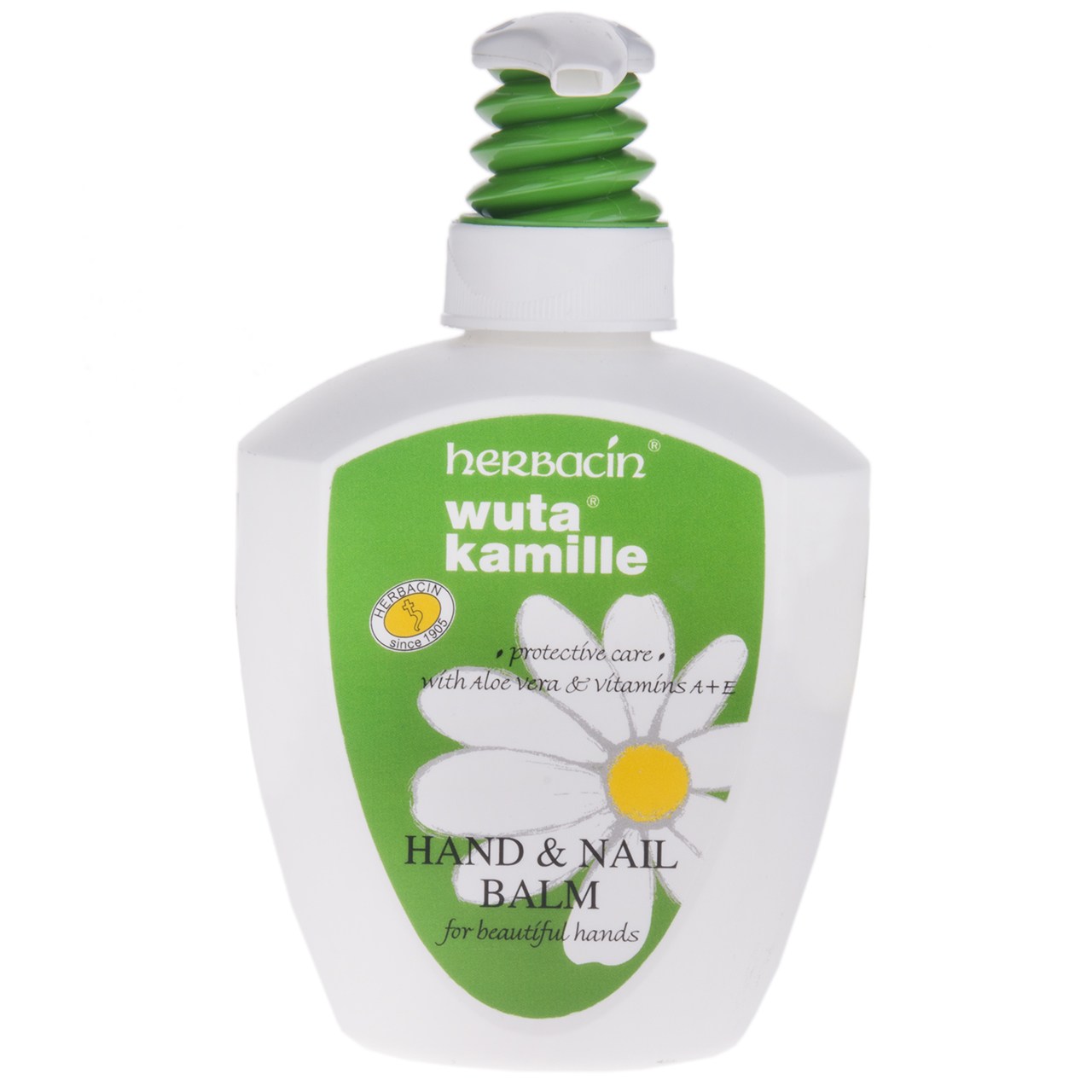 کرم دست و ناخن هرباسین مدل Wuta Kamille AloeVera حجم 300 میلی لیتر