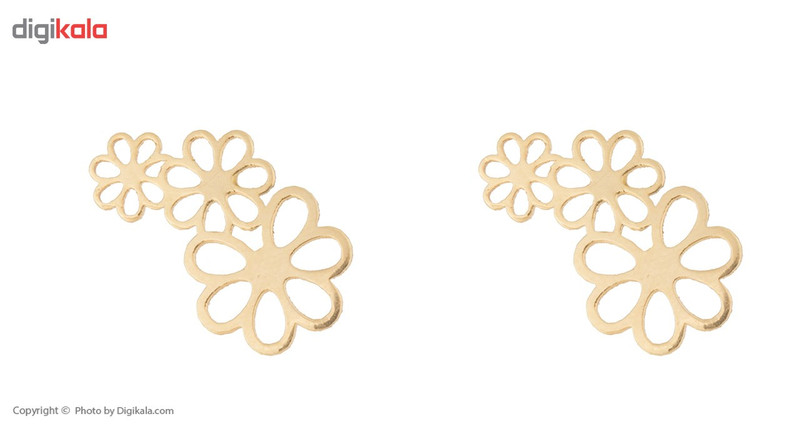 گوشواره طلا 18 عیار ماهک مدل ME0649 - 2