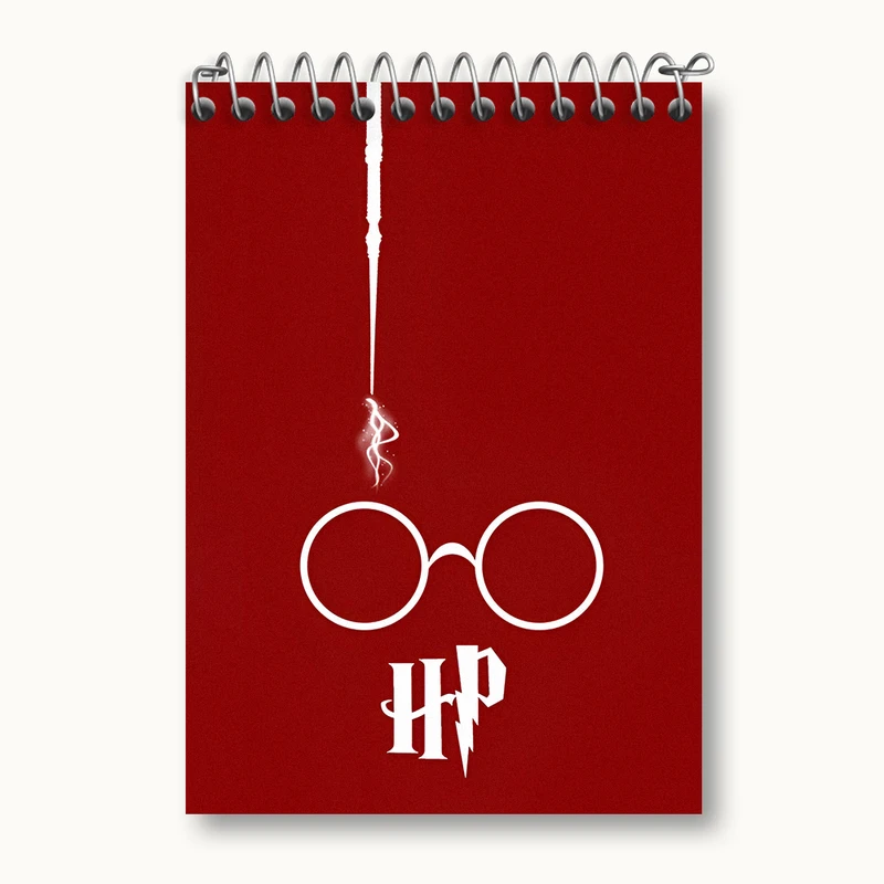 دفتر یادداشت 50 برگ خندالو طرح هری پاتر (Harry Potter) کد N3158