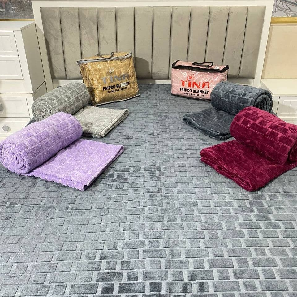 پتو مسافرتی تینا مدل آجری سایز  160 × 220 سانتی متر