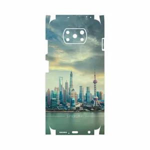 MAHOOT Shanghai City-FullSkin Cover Sticker for Xiaomi Poco X3 NFC