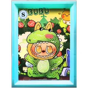 بازی آموزشی سمید مدل ساخت تابلو نقاشی الماسی طرح لبوبو 14×18