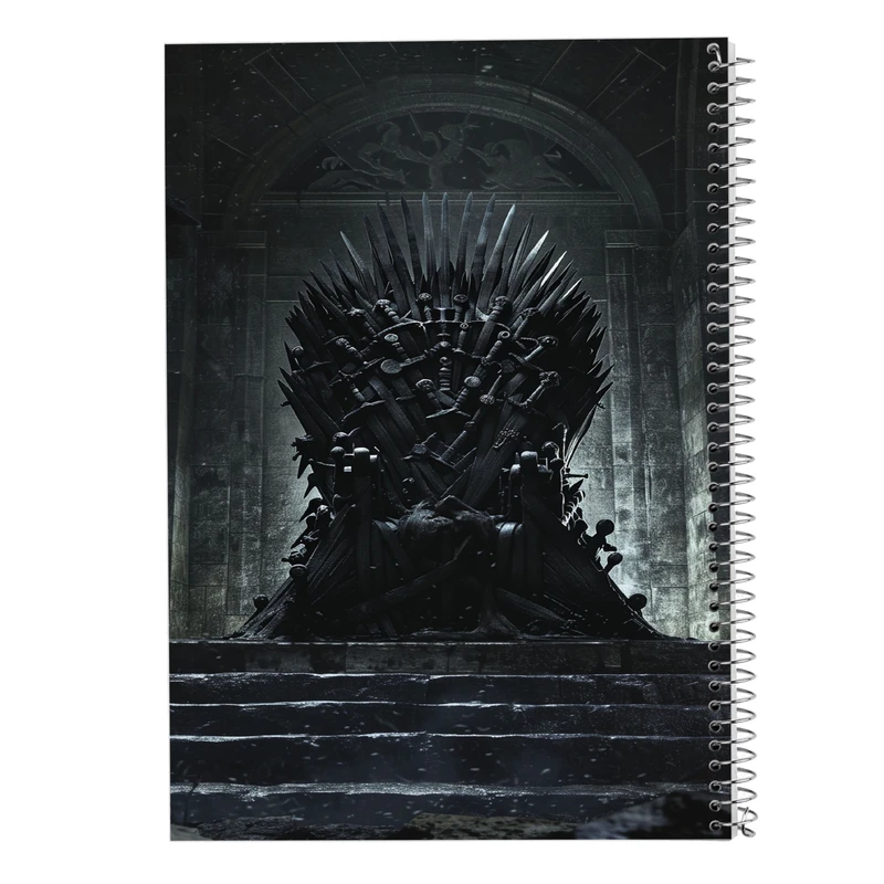 دفتر نت موسیقی 50 برگ مدوپد مدل بازی تاج و تخت GOT کد DF14348