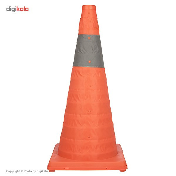 مخروط حلقه دار ترافیکی مدل تاشو 63 سانتی‌متری