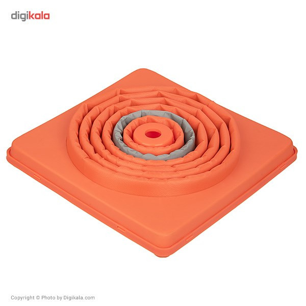 مخروط حلقه دار ترافیکی مدل تاشو 63 سانتی‌متری