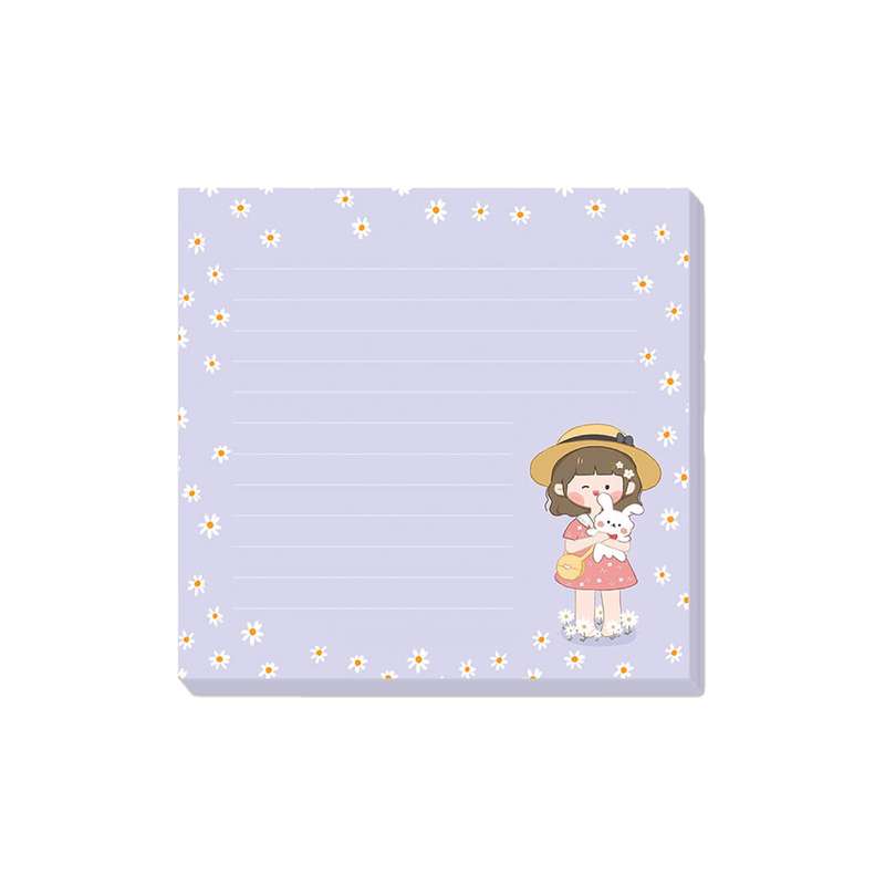 کاغذ یادداشت طرح دختر