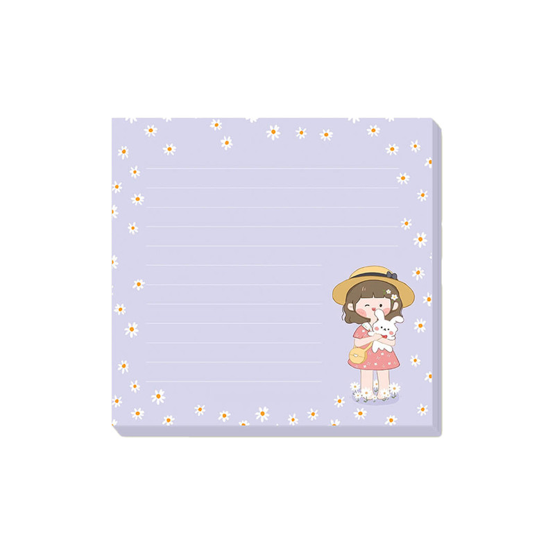 کاغذ یادداشت طرح دختر