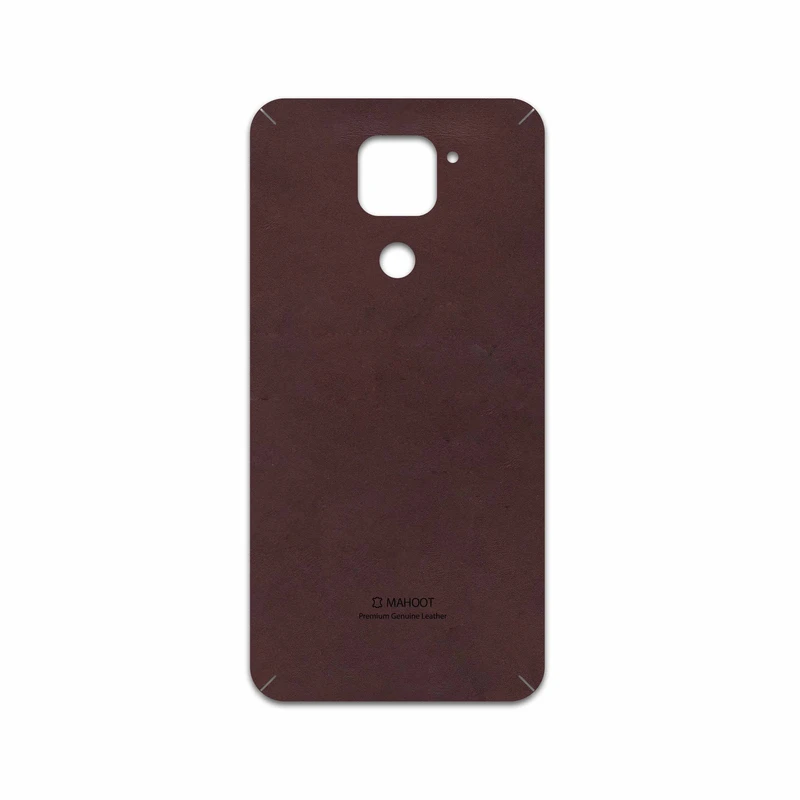 برچسب پوششی ماهوت مدل Matte-Dark-Brown-Leather مناسب برای گوشی موبایل شیائومی Redmi 10X