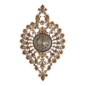 ساعت دیواری برنزی طرح سیمرغ