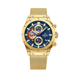 ساعت مچی عقربه‌ای مردانه نیوی فورس مدل NF8027-  G/BE 