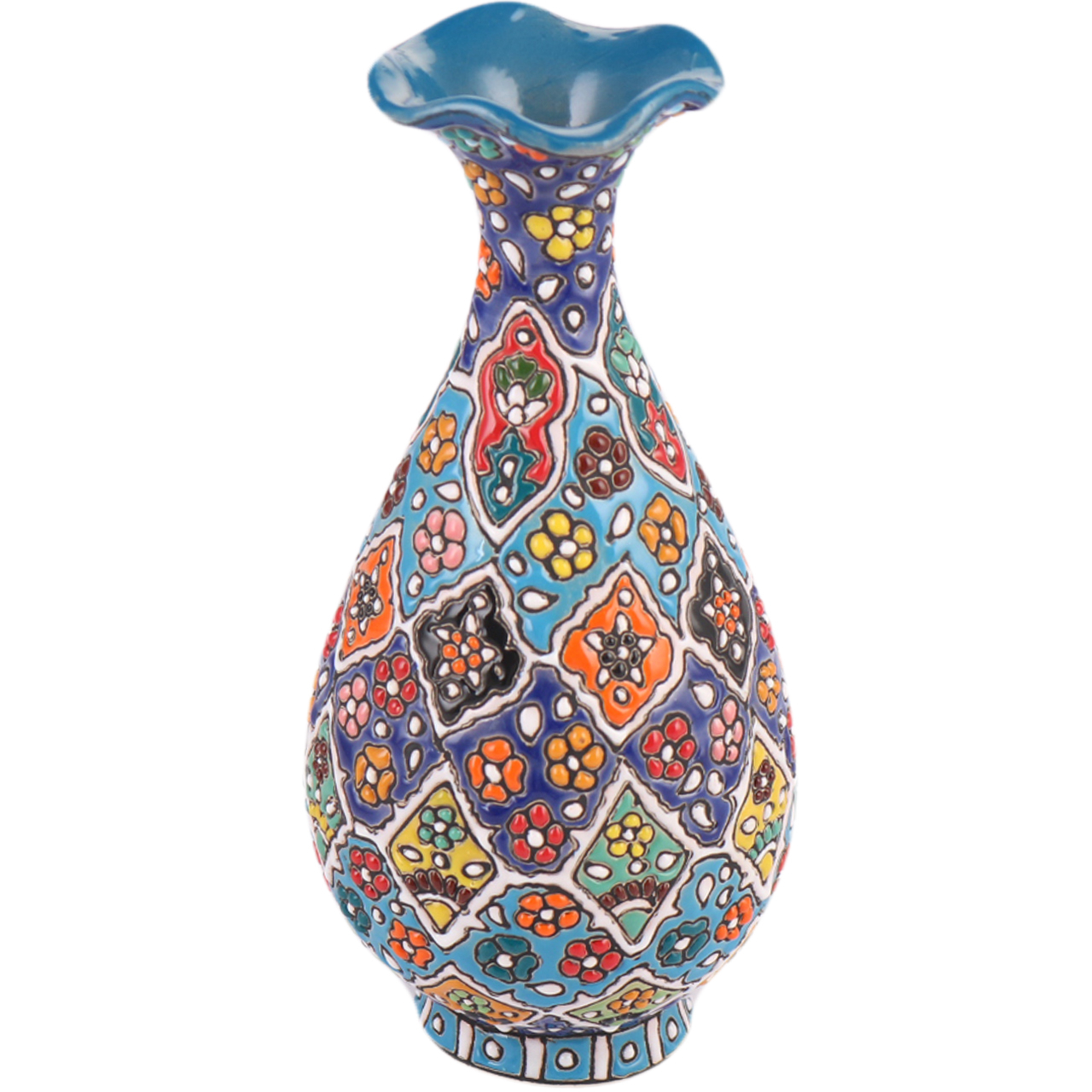 گلدان میناکاری سفالی مدل Ap-100887