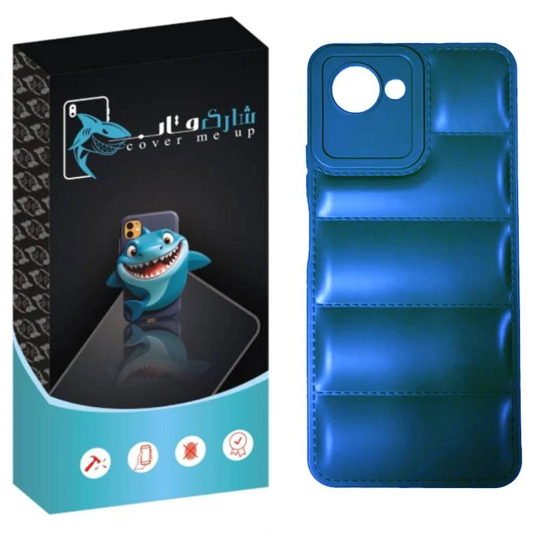 کاور شارک قاب مدل پافری مناسب برای گوشی موبایل ریلمی C30 / C30S