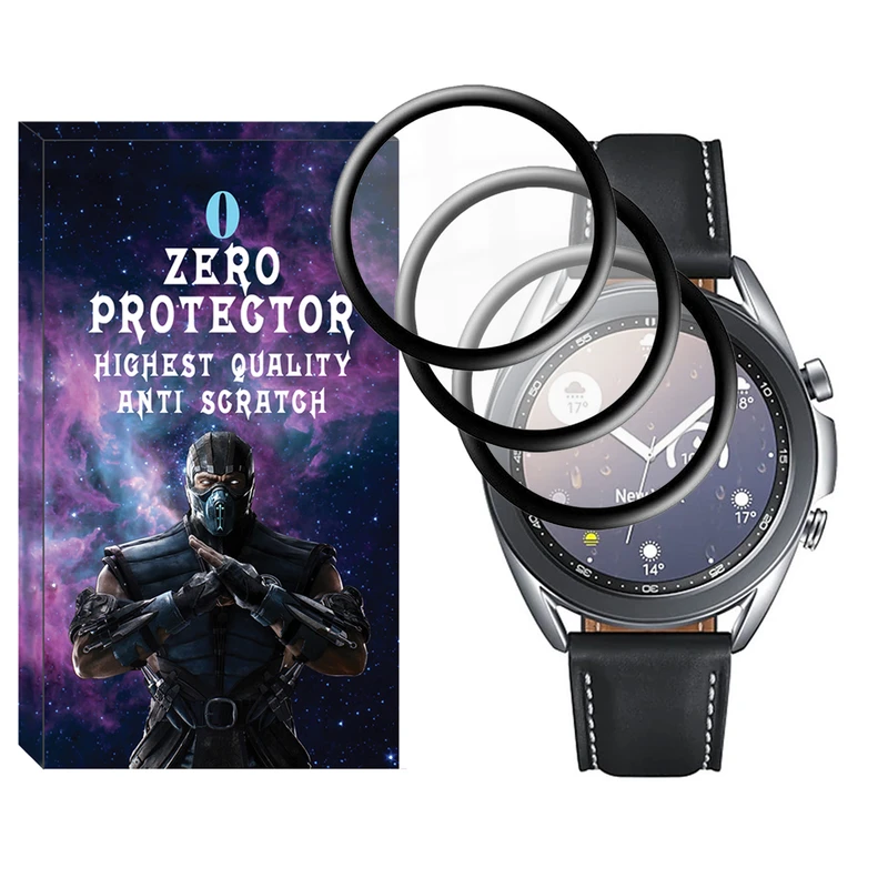 محافظ صفحه نمایش نانو زیرو مدل Pmma-ZR مناسب برای ساعت هوشمند سامسونگ Galaxy Watch 3 41mm بسته سه عددی
