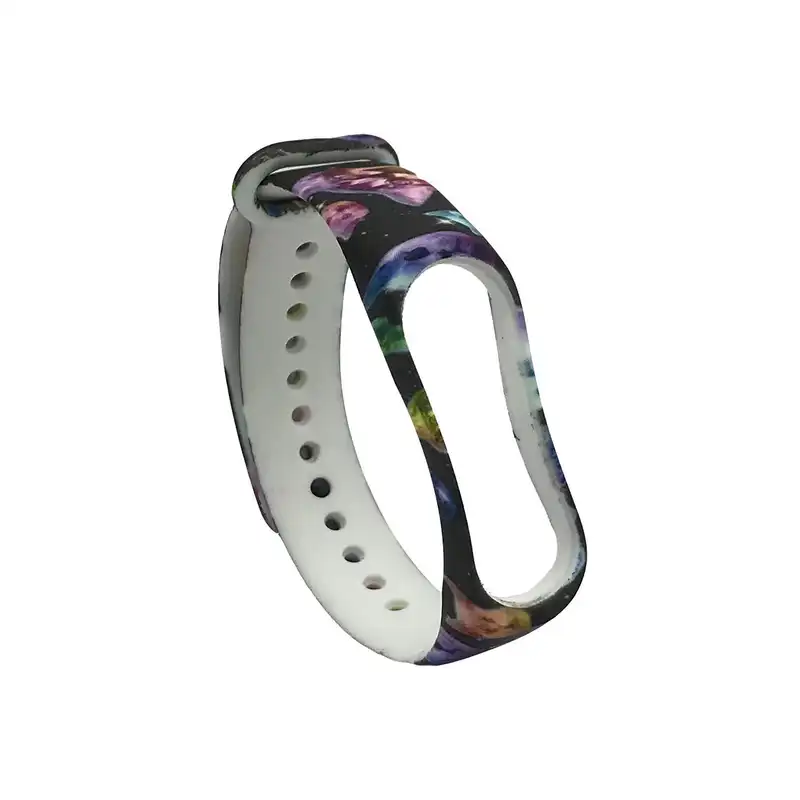 بند طرح گربه کهکشانی مدل GXCT01 مناسب برای مچ بند هوشمند شیائومی Mi Band 3 /Mi Band 4