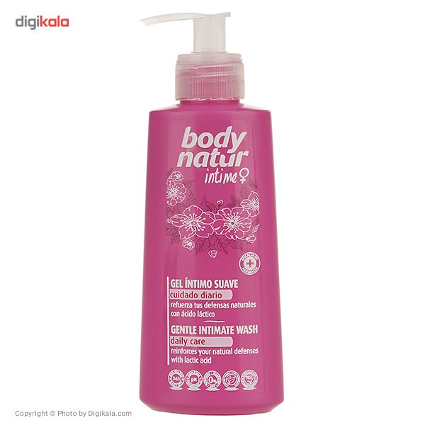ژل بهداشتی ملایم بانوان بادی ناتور مدل Gentle Wash حجم 200 میلی لیتر