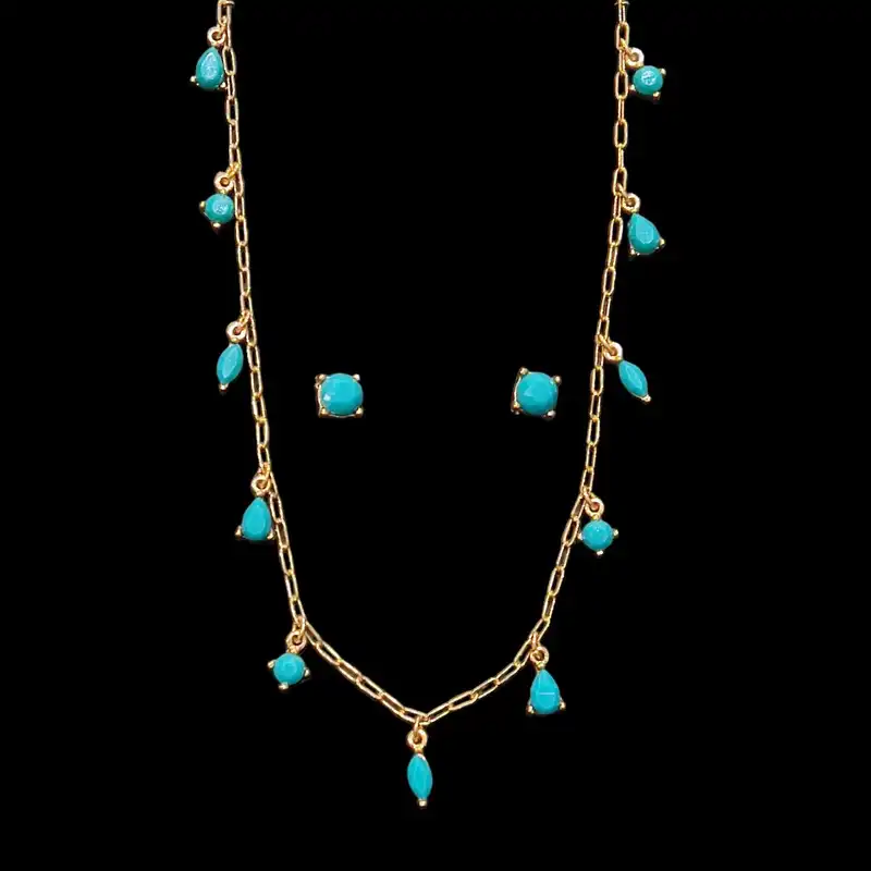 نیم ست زنانه مدل آویز دار کد NIM01