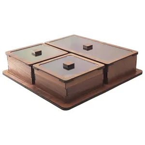 جعبه پذیرایی تکچین کالا مدل LZ-5 مجموعه 4 عددی