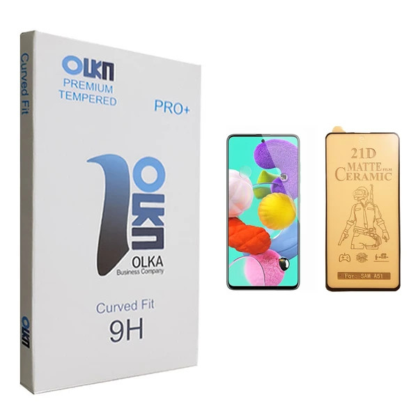 محافظ صفحه نمایش سرامیکی الکا مدل +PRO مناسب برای گوشی موبایل سامسونگ Galaxy A51