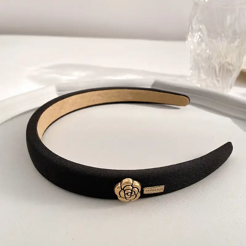 تل مو زنانه مدل گل فلزی