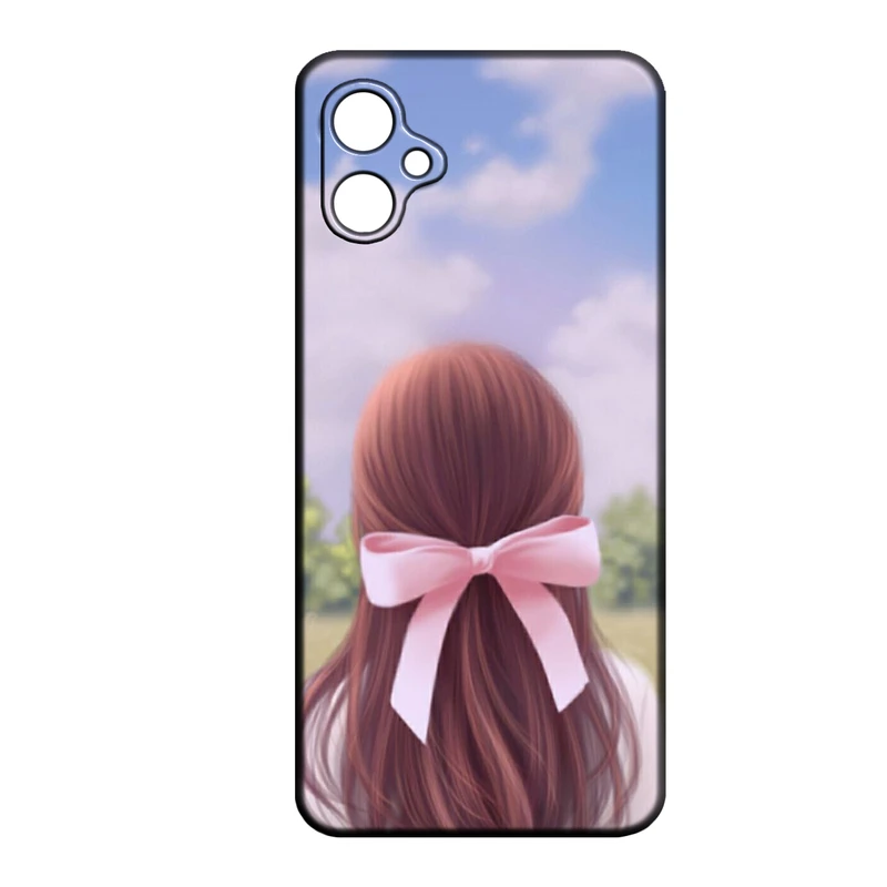 کاور طرح دخترانه کد 93 مناسب برای گوشی موبایل سامسونگ Galaxy A04