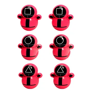 اسباب بازی دنیای سرگرمی های کمیاب مدل عروسک اسکویید گیم تعادلی کد DSK-A316 مجموعه 6 عددی