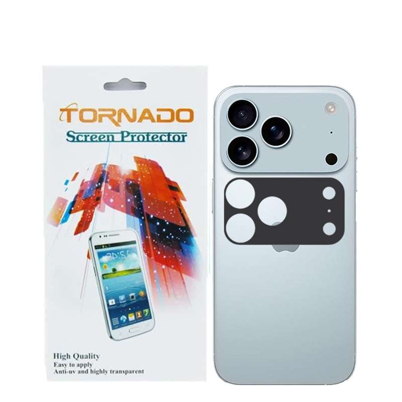محافظ لنز دوربین تورنادو مدل قابدار مناسب برای گوشی موبایل اپل iPhone 17 Pro Max محافظ لنز دوربین تورنادو مدل قابدار مناسب برای گوشی موبایل اپل iPhone 17 Pro Max