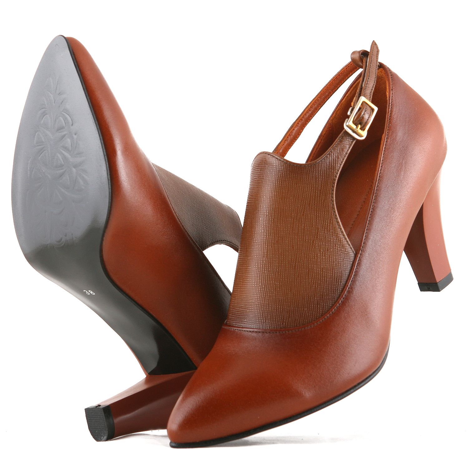 کفش زنانه چرم یلسان مدل ریما کد HRM-620-asl -  - 4