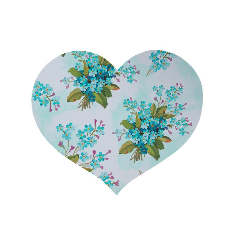 پادری مدل قلب طرح گل کد5897 سایز 90x90 سانتی متر 