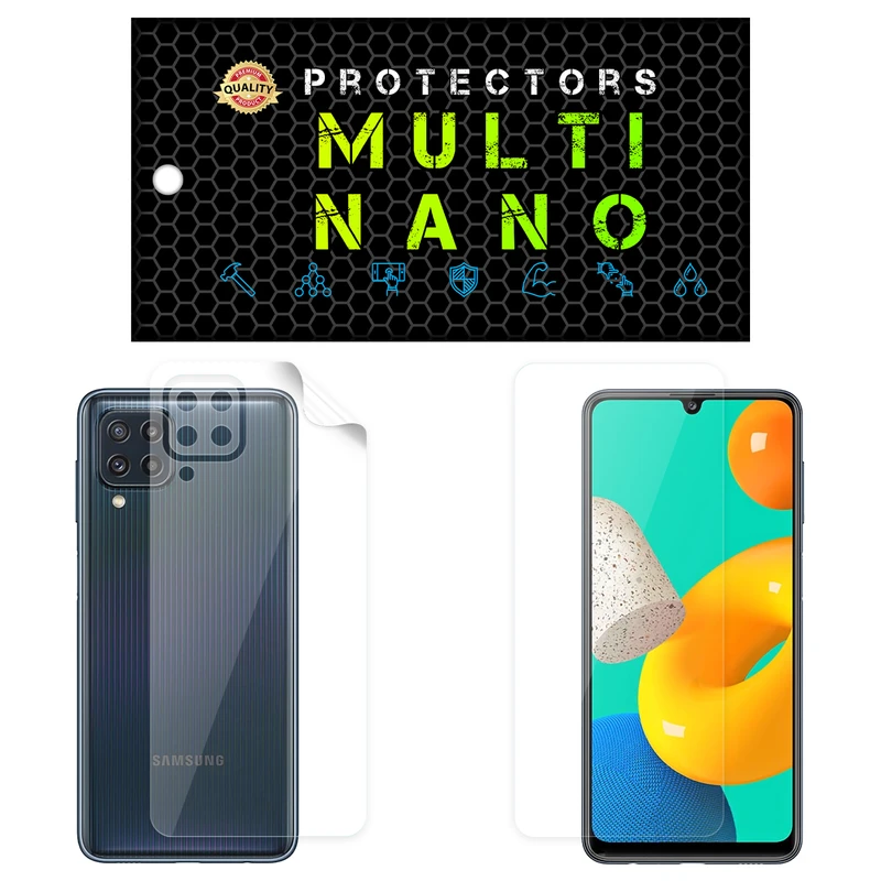  محافظ صفحه نمایش مولتی نانو مدل X-SFT مناسب برای گوشی موبایل سامسونگ Galaxy M32 به همراه محافظ پشت