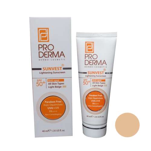 کرم ضد آفتاب پرودرما مدل ANTI-SPOT حجم 40 میلی لیتر