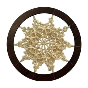 دیوارکوب بافتنی مدل دانه برف