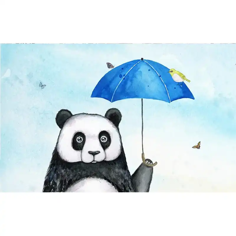 پوستر دیواری سه بعدی اتاق کودک مدل خرس کد KA071