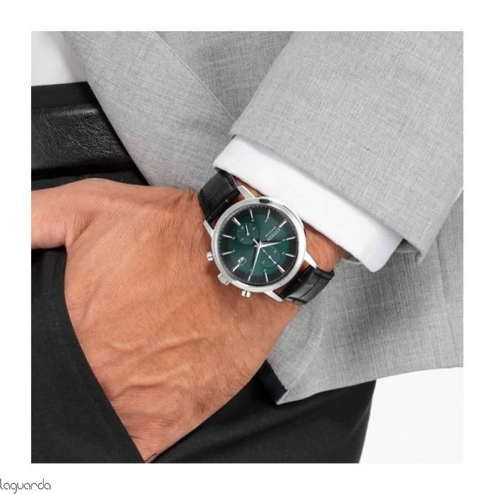 ساعت مچی عقربه‌ای مردانه کوارتز کورنوگراف سیتی زن مدل CA7069-24X