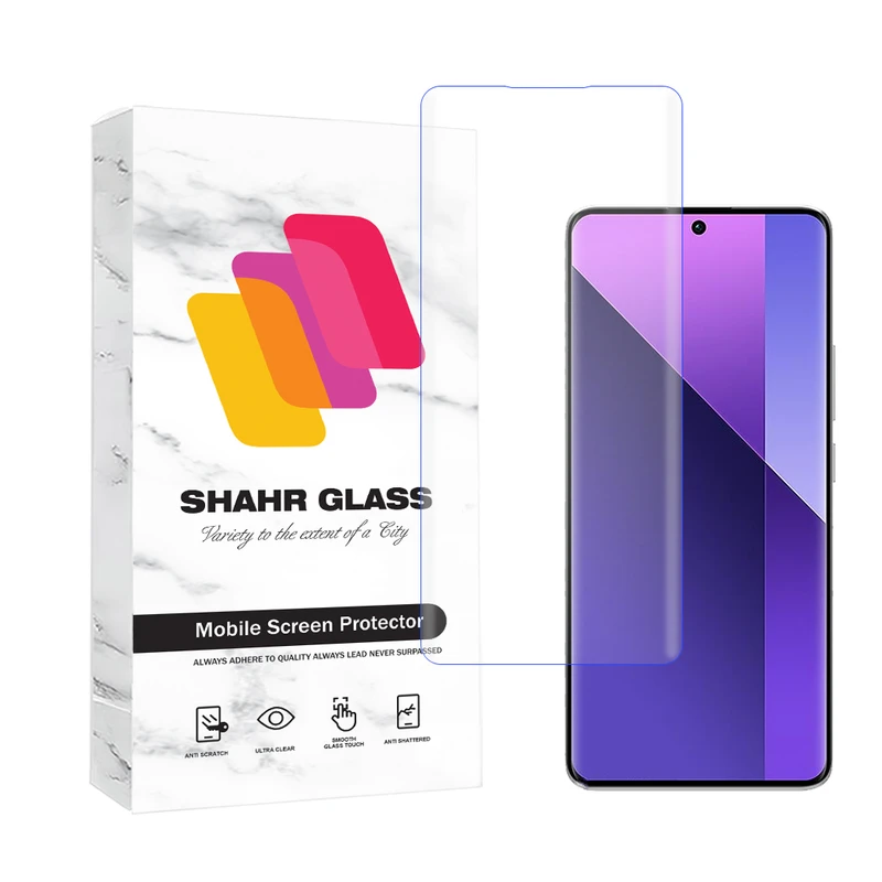 محافظ صفحه نمایش یووی شهر گلس مدل  UVLIGHTSH مناسب برای گوشی موبایل شیائومی Redmi Note 13 Pro Plus 5G