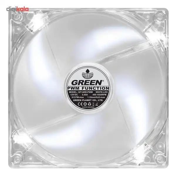 فن کیس گرین مدل GF140W-PWM
