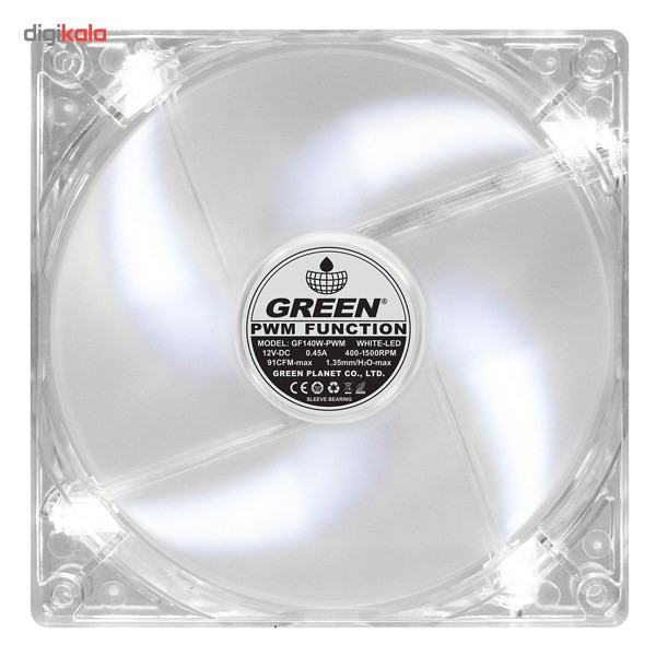 فن کیس گرین مدل GF140W-PWM 2