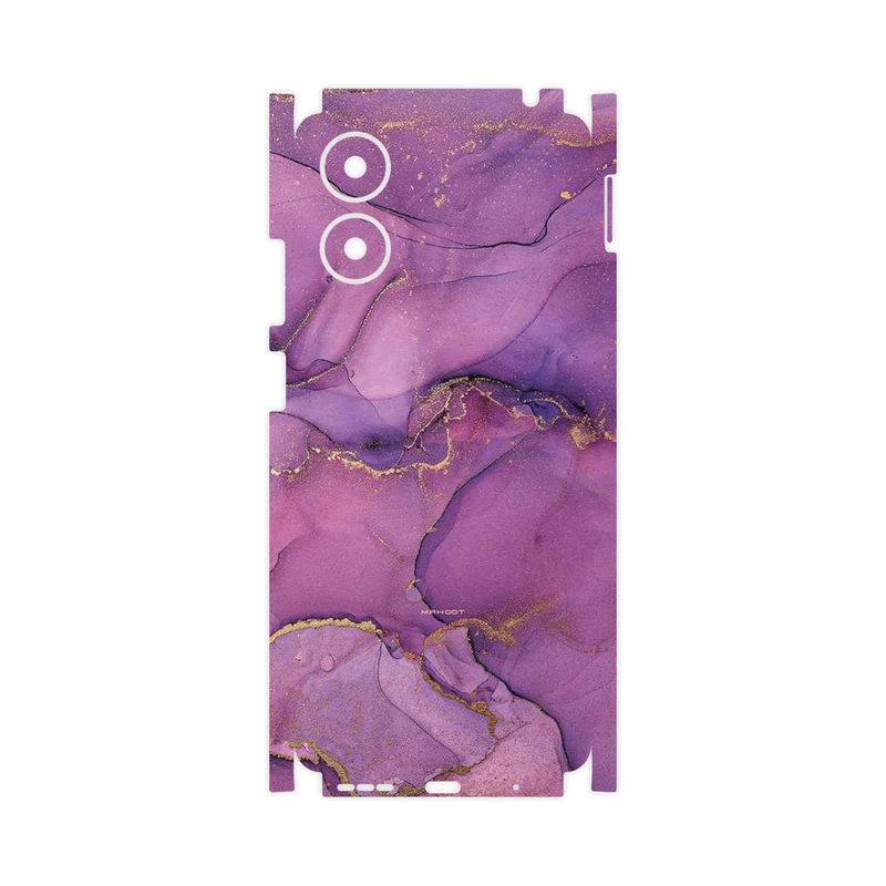برچسب پوششی ماهوت مدل Purple Marble-FullSkin مناسب برای گوشی موبایل موتورولا Moto G04