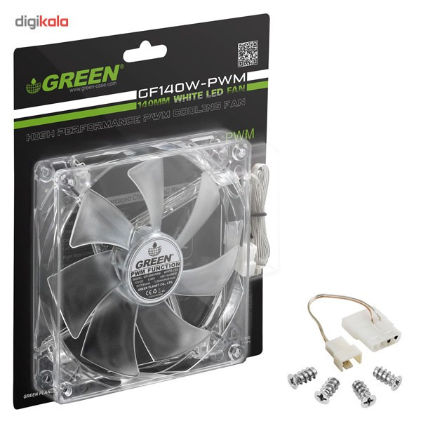 فن کیس گرین مدل GF140W-PWM 3