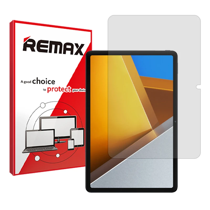 محافظ صفحه نمایش شفاف ریمکس مدل Resistant مناسب برای تبلت شیائومی Poco Pad