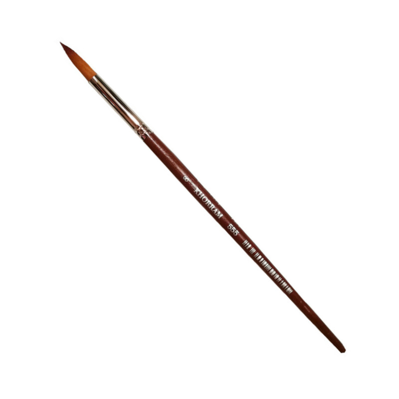 قلمو گرد خرم مدل 555 شماره 8 بسته 2 عددی