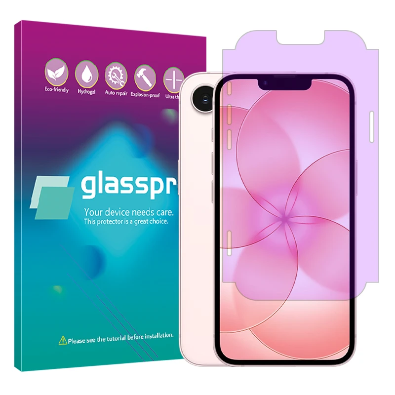 محافظ صفحه محافظ چشم گلس پرو مدل هیدروژلی مناسب برای گوشی موبایل اپل iPhone 17e